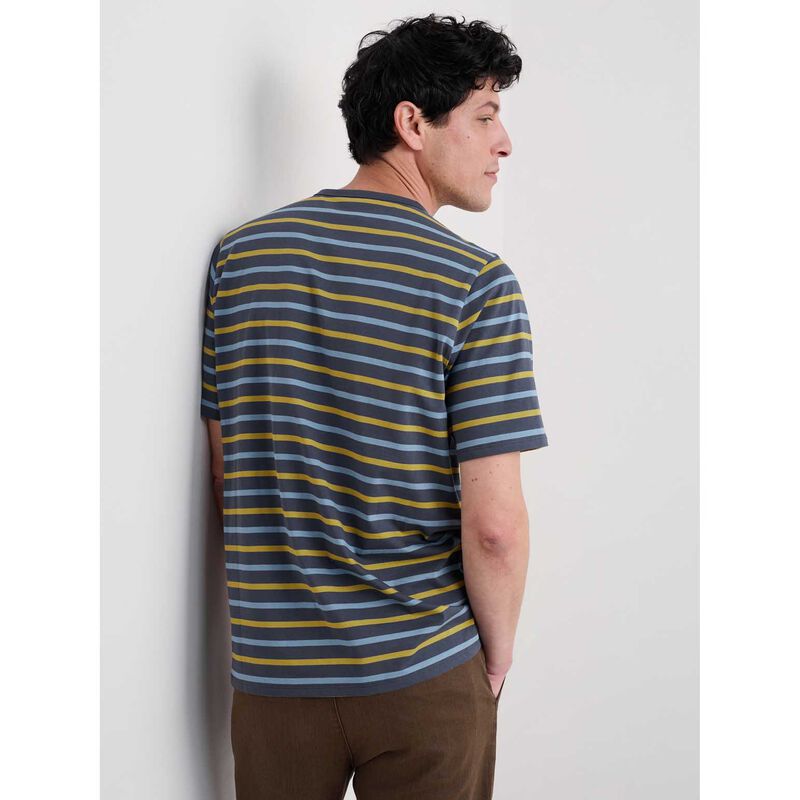 Seasalt Cornwall Seven Seas Sailor Tee Duet Breton Iron Ore image number 1